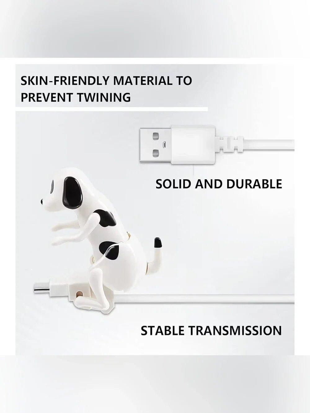 Dog Humping Phone Charger! White! For IPhone 15 And Older